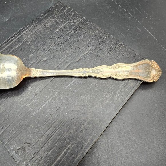 Antique Silverplate Rogers AA Serving Fork With Intricate Floral Design HS274 - Picture 8 of 9